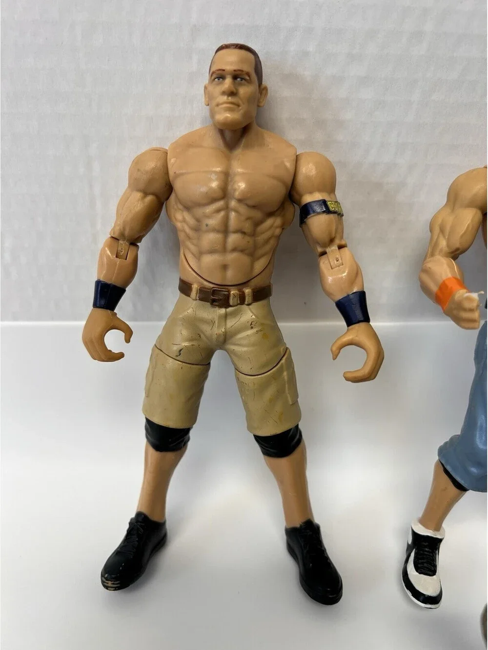 Lot of 3 John Cena Wrestling Action Figures WWE 2107 2010 2013